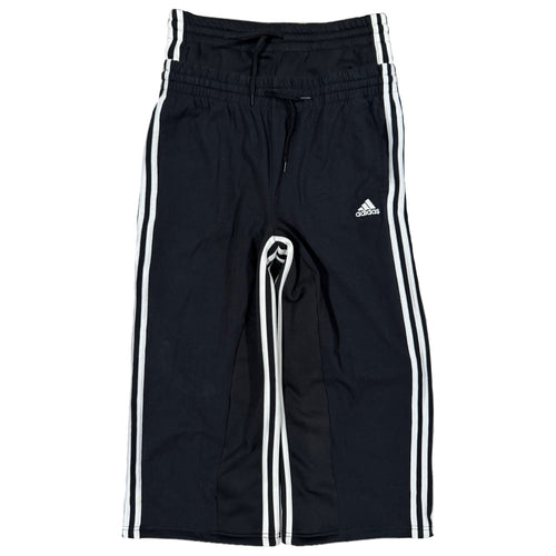 Black Double Waisted Adidas Sweatpants (M)
