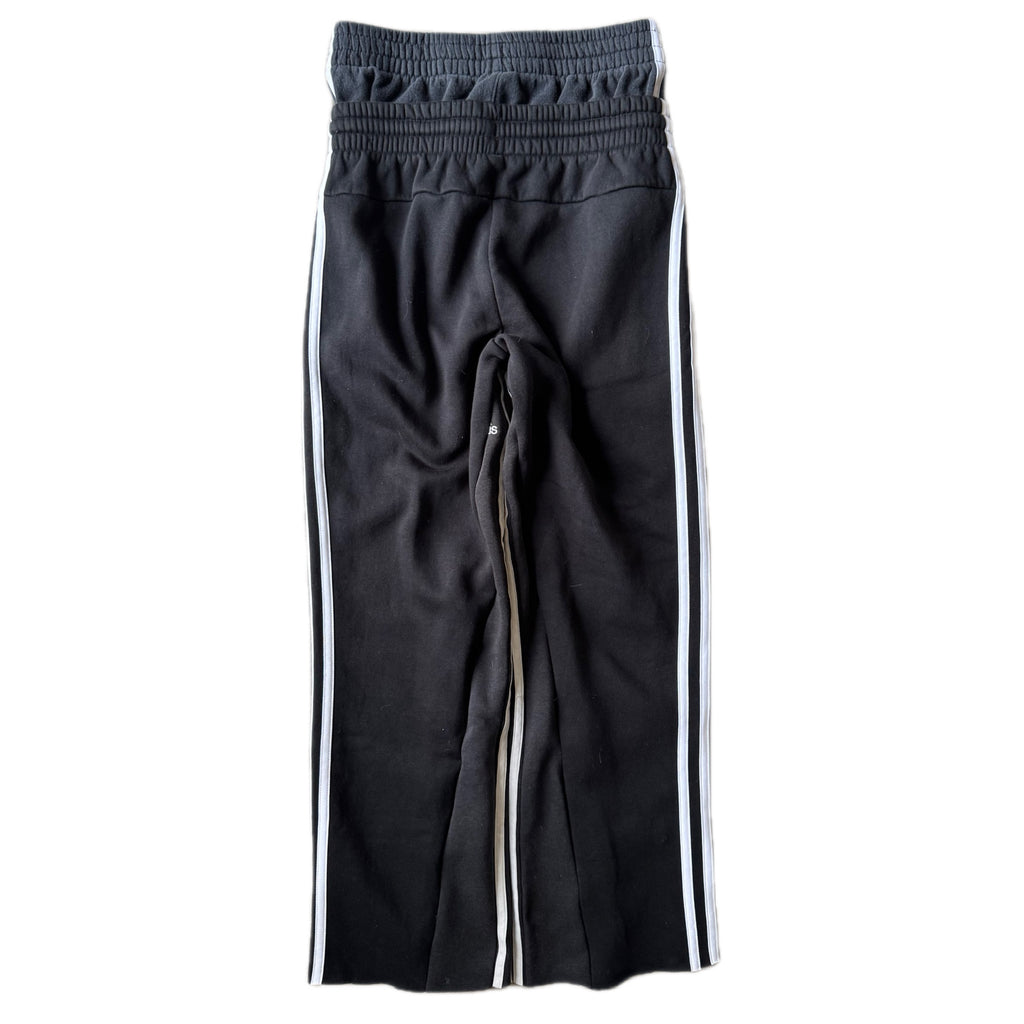 Black Double Waisted Adidas Sweatpants ( XS )