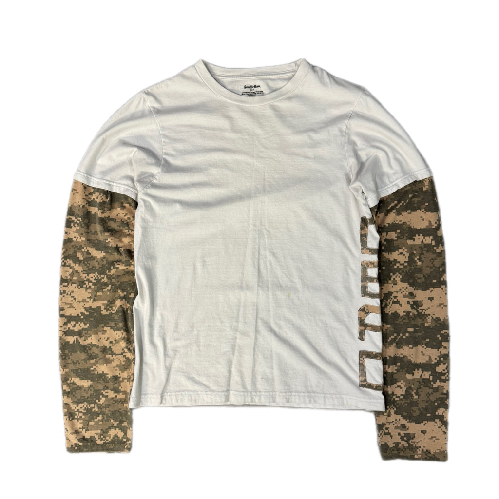Layered Camo “DEAD” T-Shirt (S)