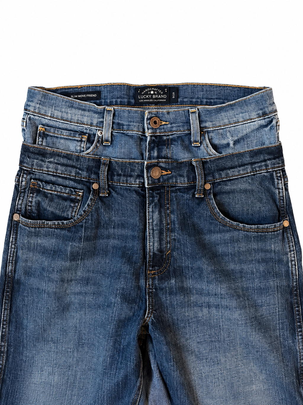 Double Waisted Baggy Jeans (32)