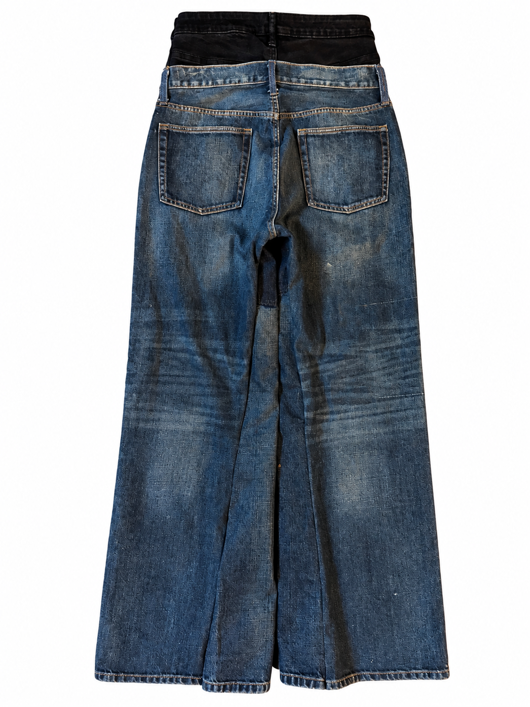 Double Waisted Dark Wash Jeans (30)