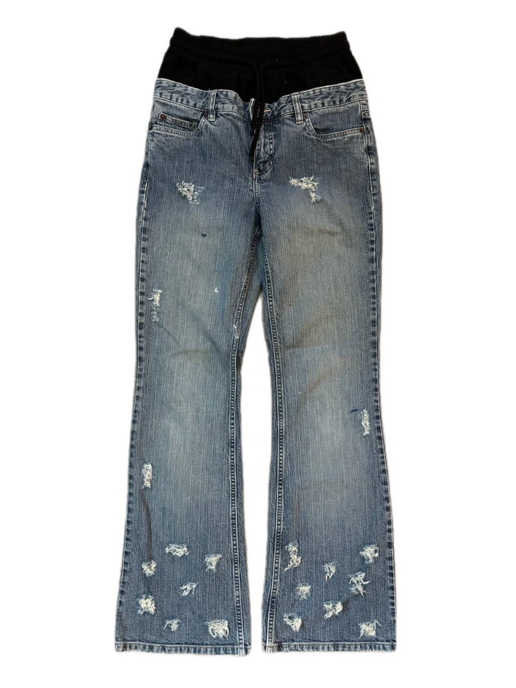 Double Waisted Flared/Bootcut Jeans (32)