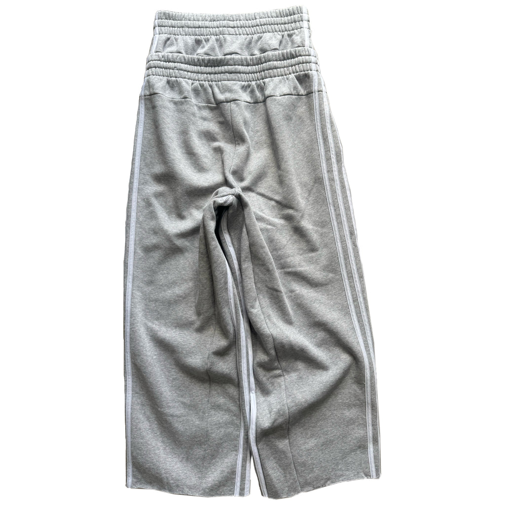 Grey Double Waisted Adidas Sweatpants (S)