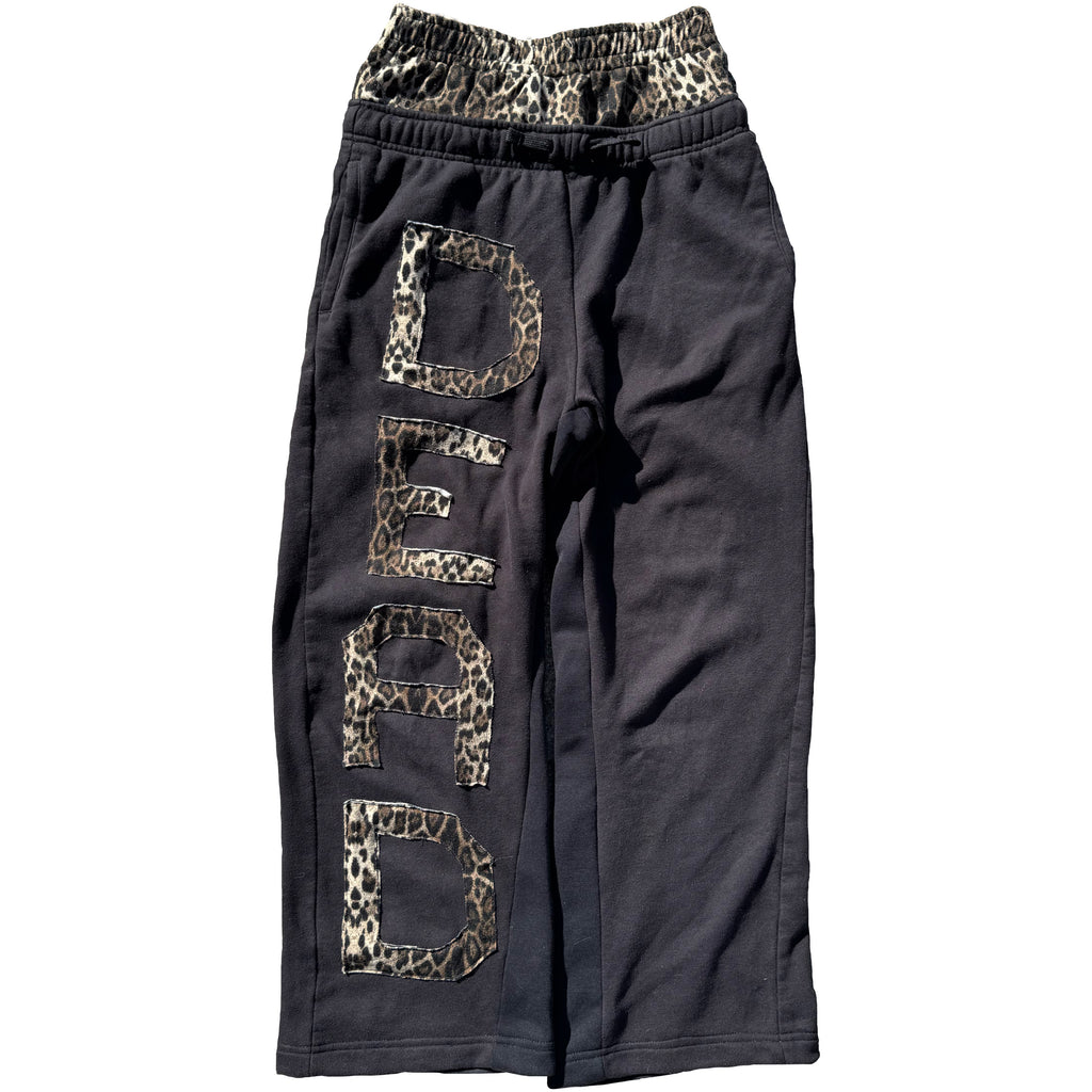 Cheetah Print “DEAD” Sweatpants (S)