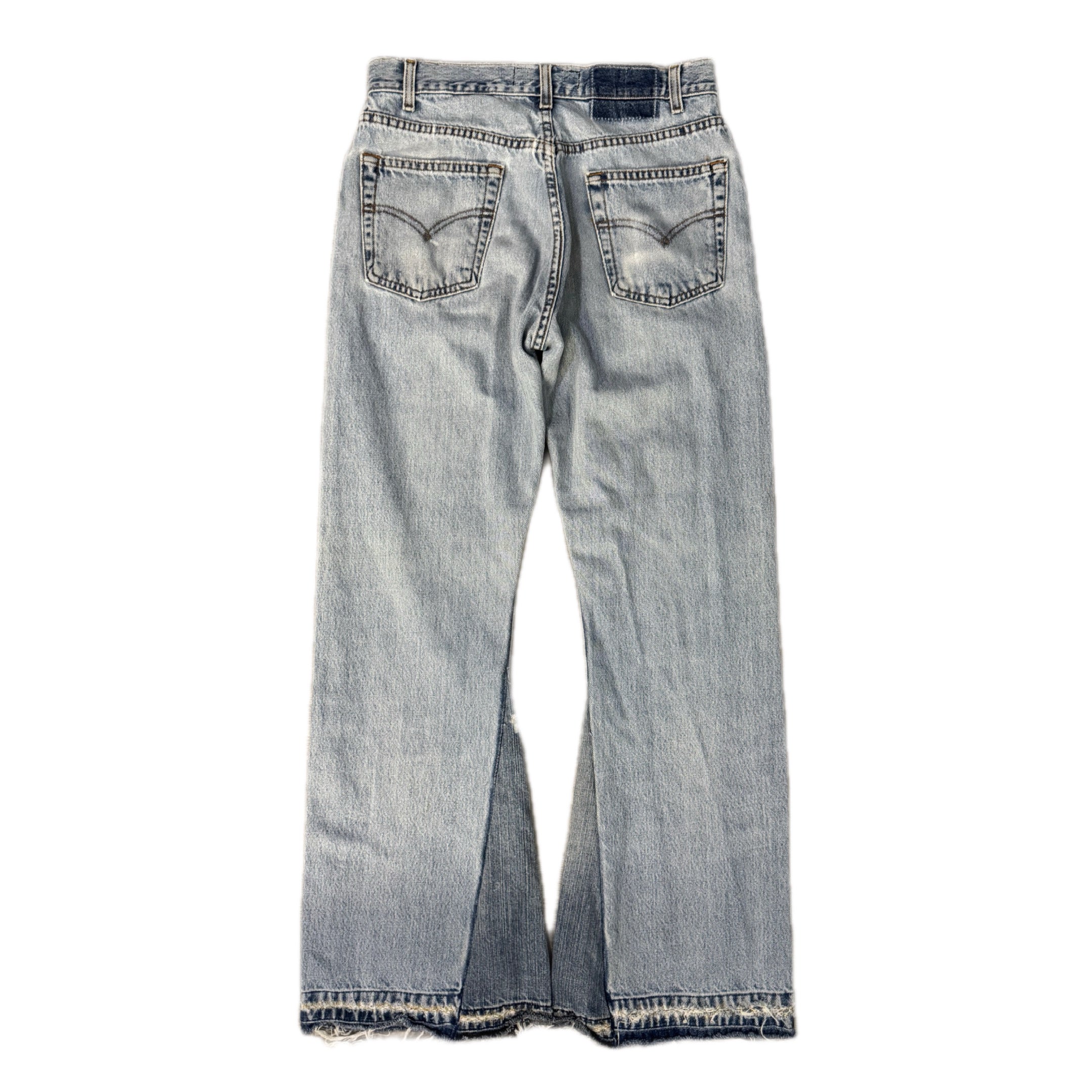Blue Distressed Flare Jeans (29x30)