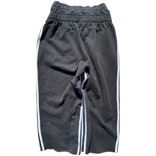 Black Double Waisted Adidas Sweatpants (S)