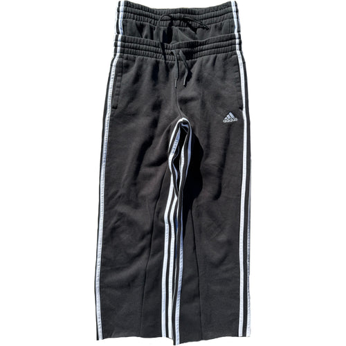 Black Double Waisted Adidas Sweatpants (S)
