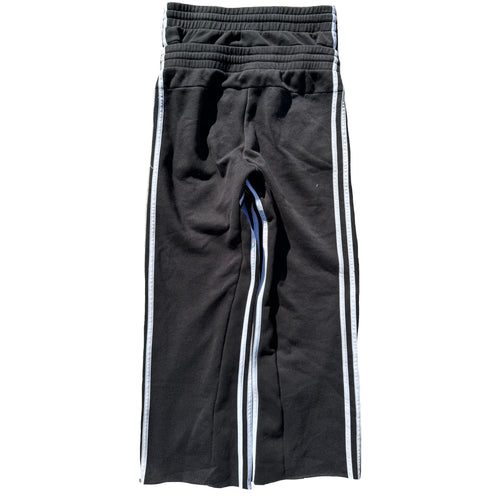 Black Double Waisted Adidas Sweatpants (S)