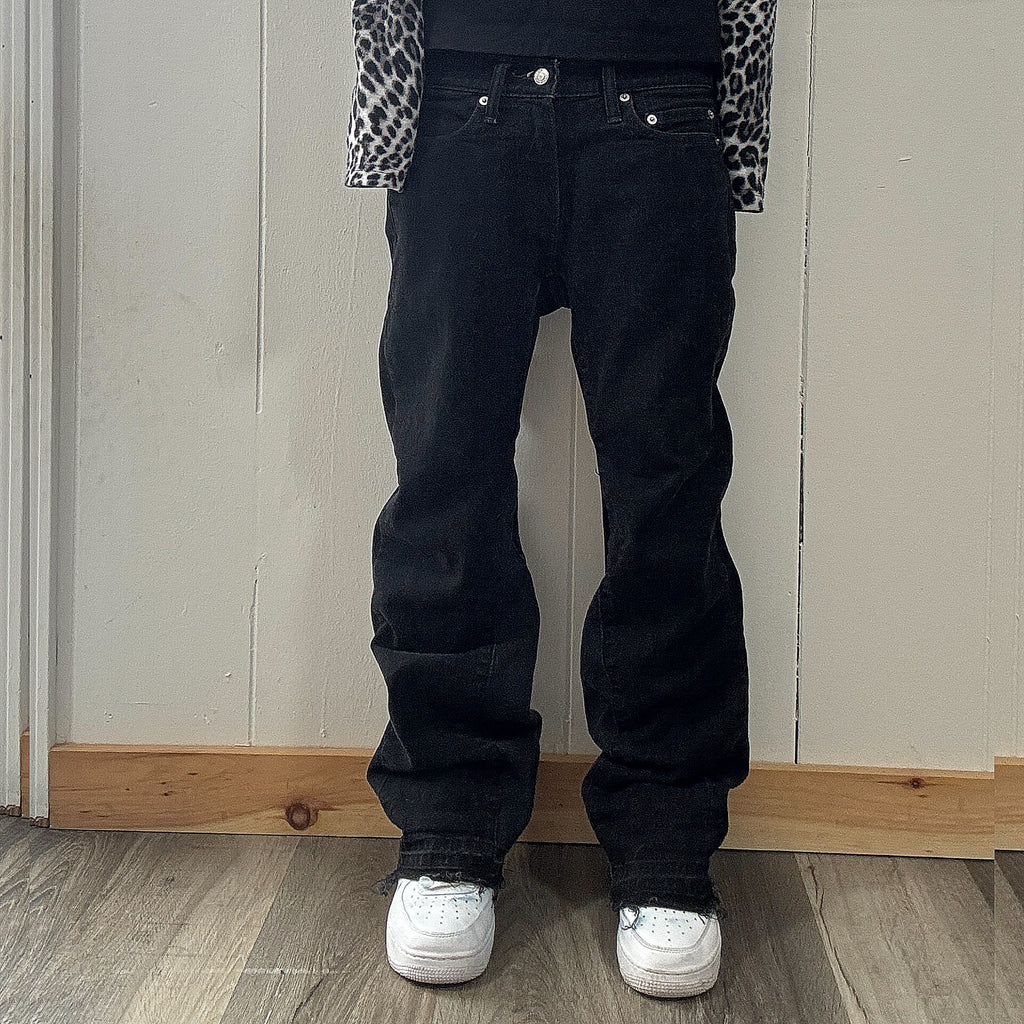 Black Flare Jeans (29x29)